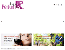 Tablet Screenshot of liquidaperfumes.cl